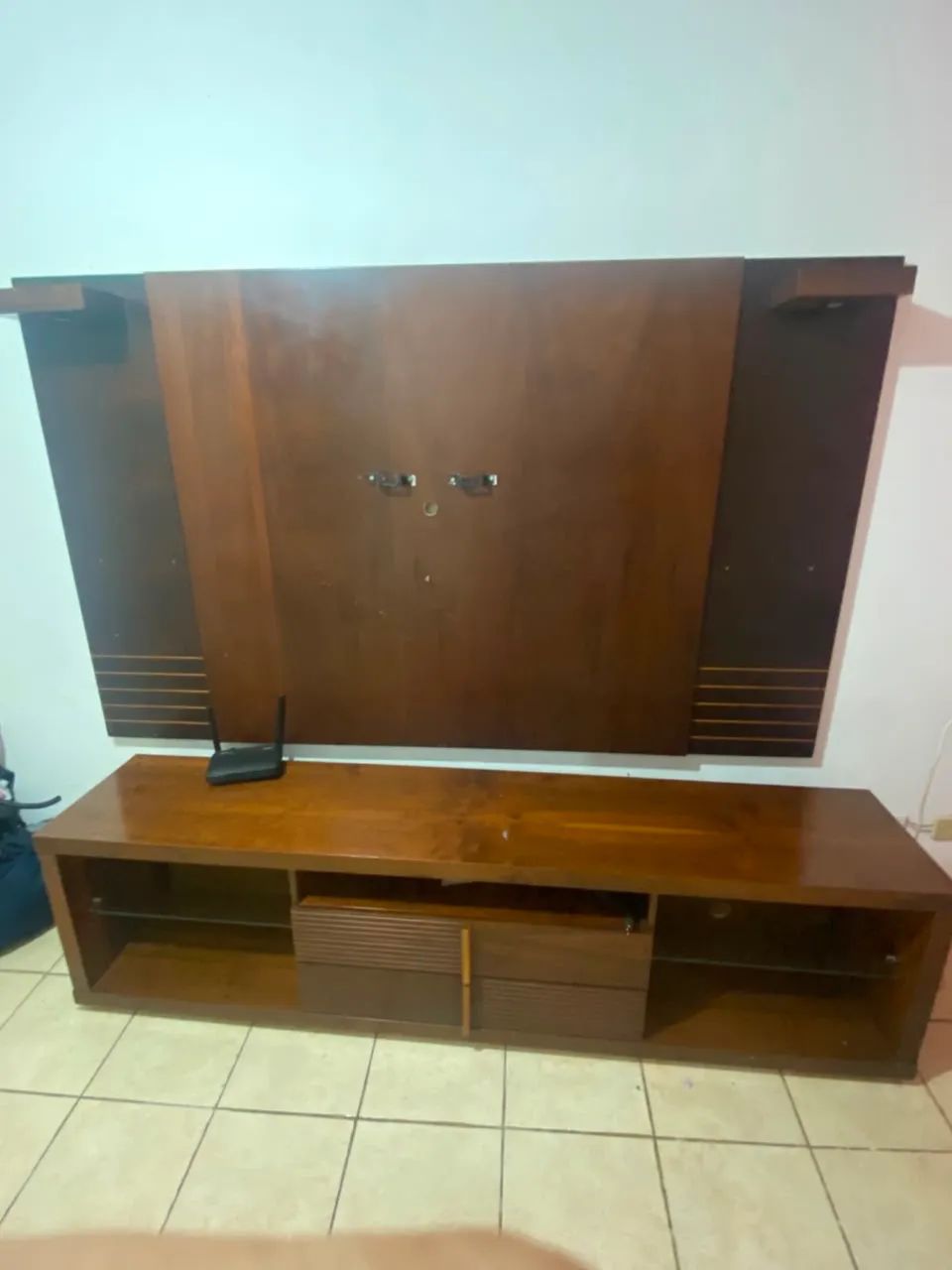 Painel de tv com rack  - Foto 2