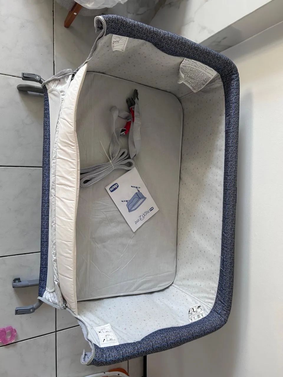 Berço portátil next2me Chicco - Foto 3