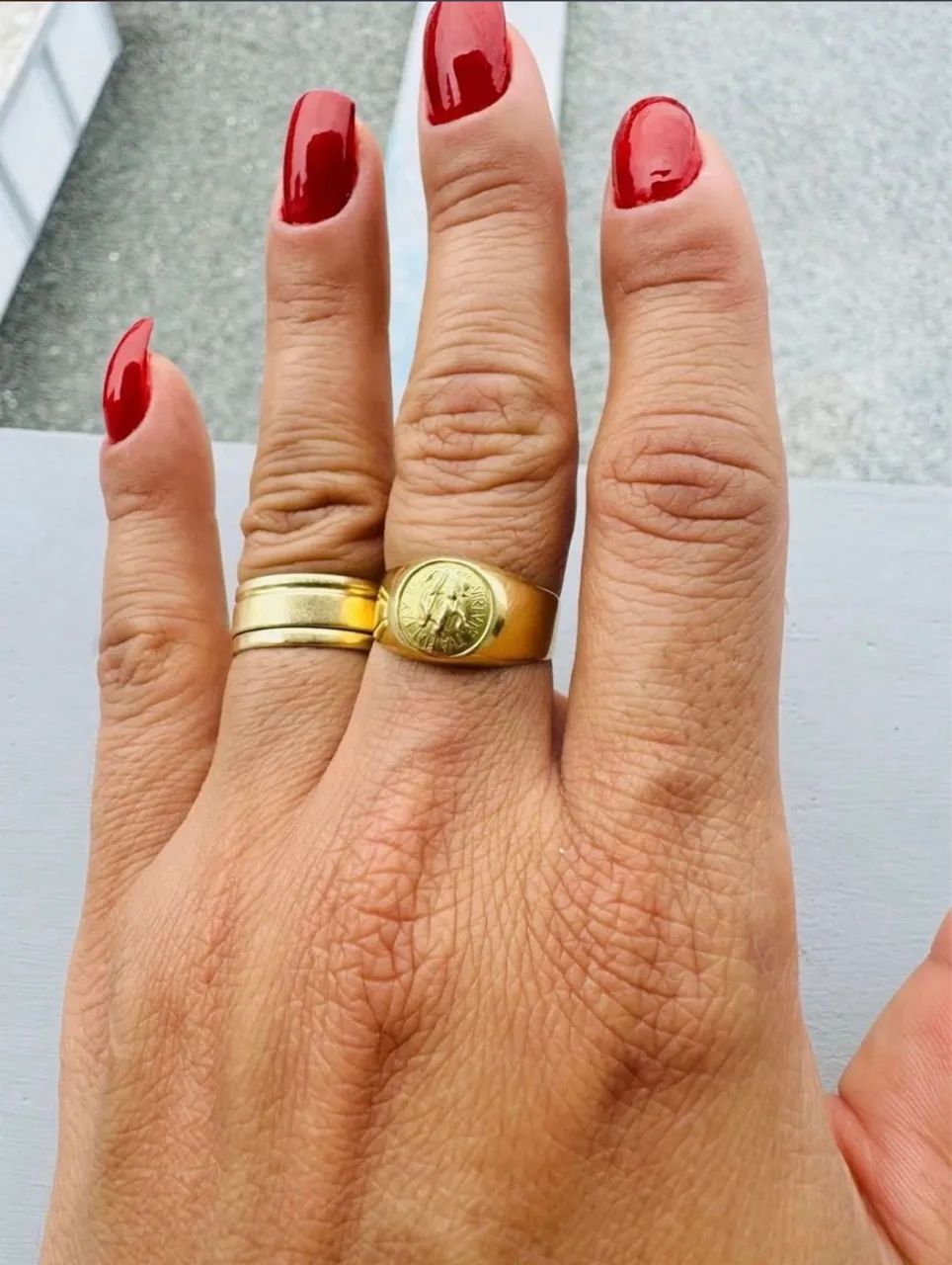 anel ouro 18k são Bento  - Foto 4