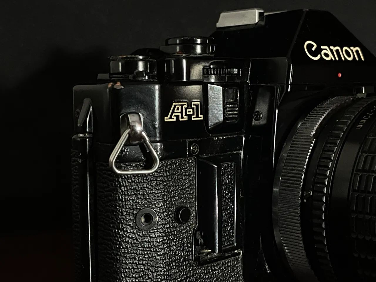 Câmera Canon A-1 + Acessórios - Funcionando  - Foto 3