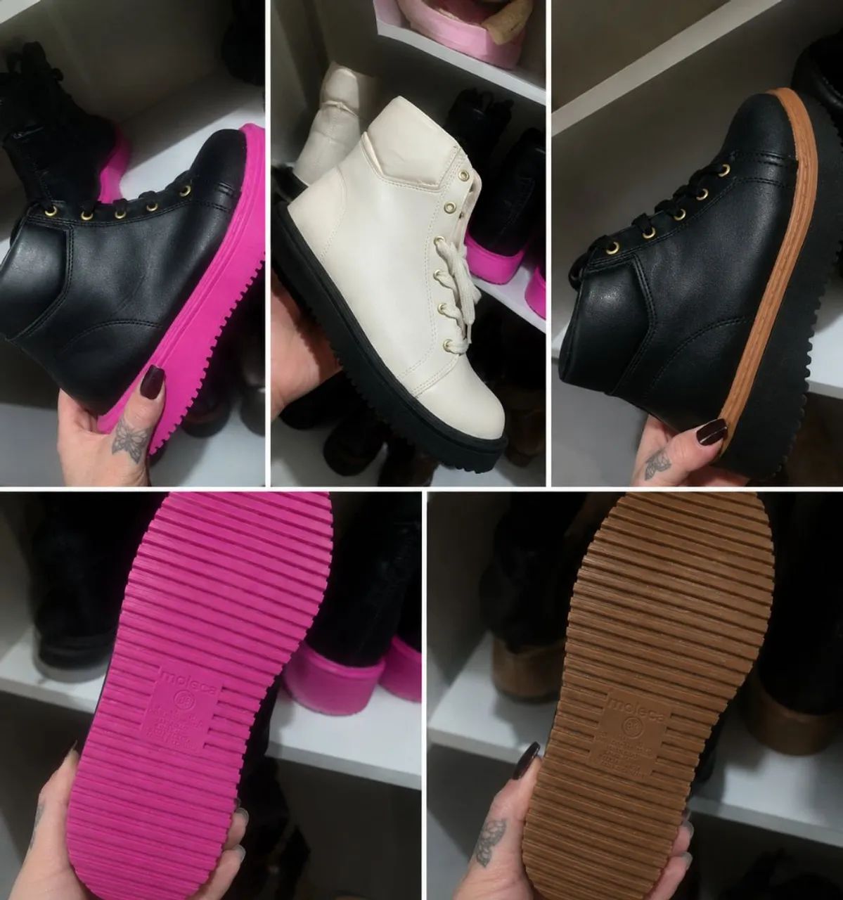 Botas moleca a venda 