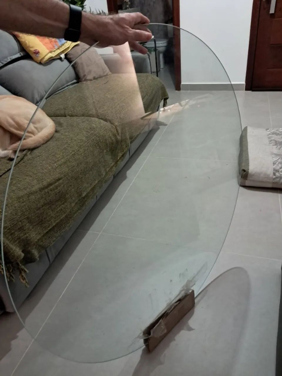 Mesa de vidro com 4 cadeiras - Foto 5