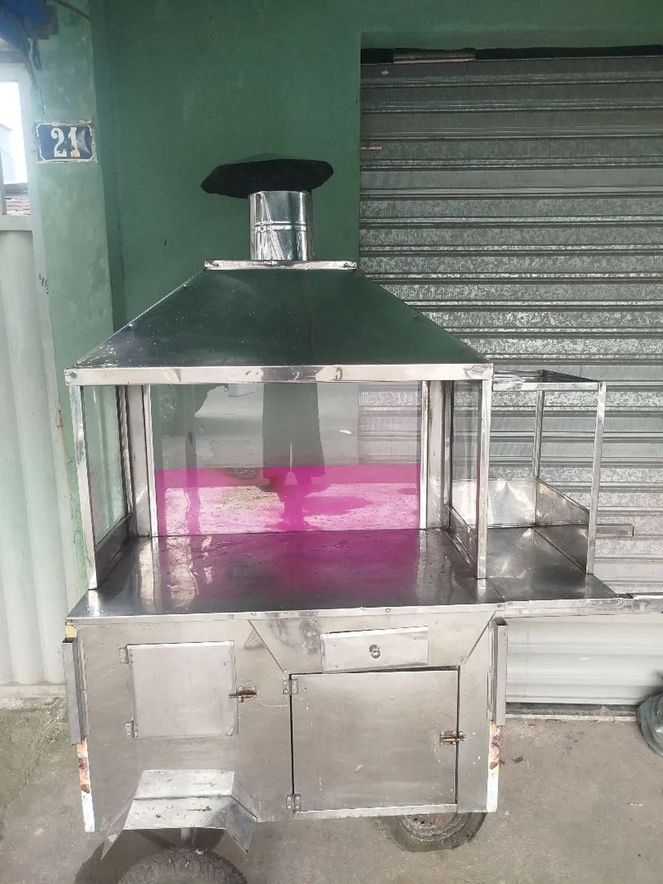 Carrinho de churrasquinho e galeteira - Foto 3