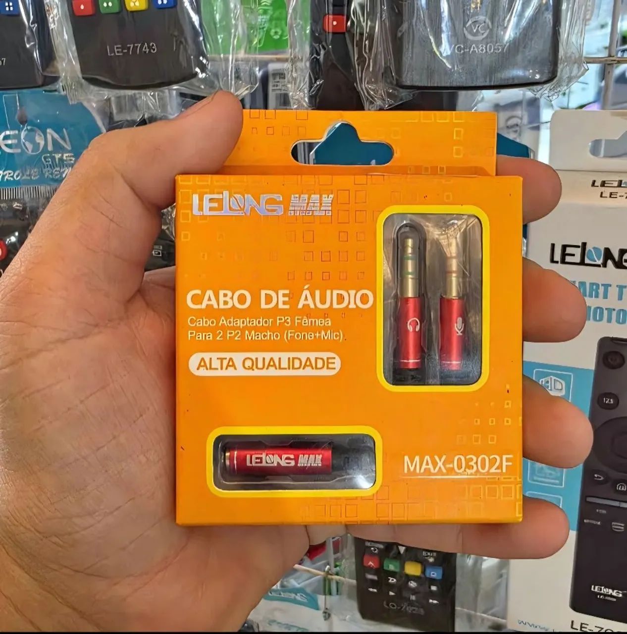 Cabo Adaptador de Áudio (SOMOS LOJA)