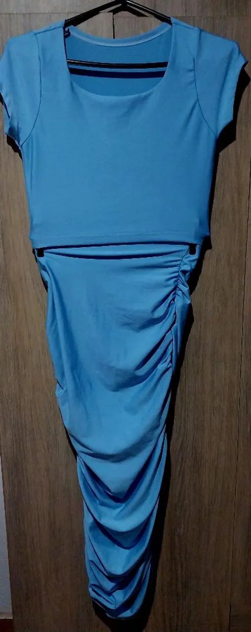 Conjunto azul sofisticado 