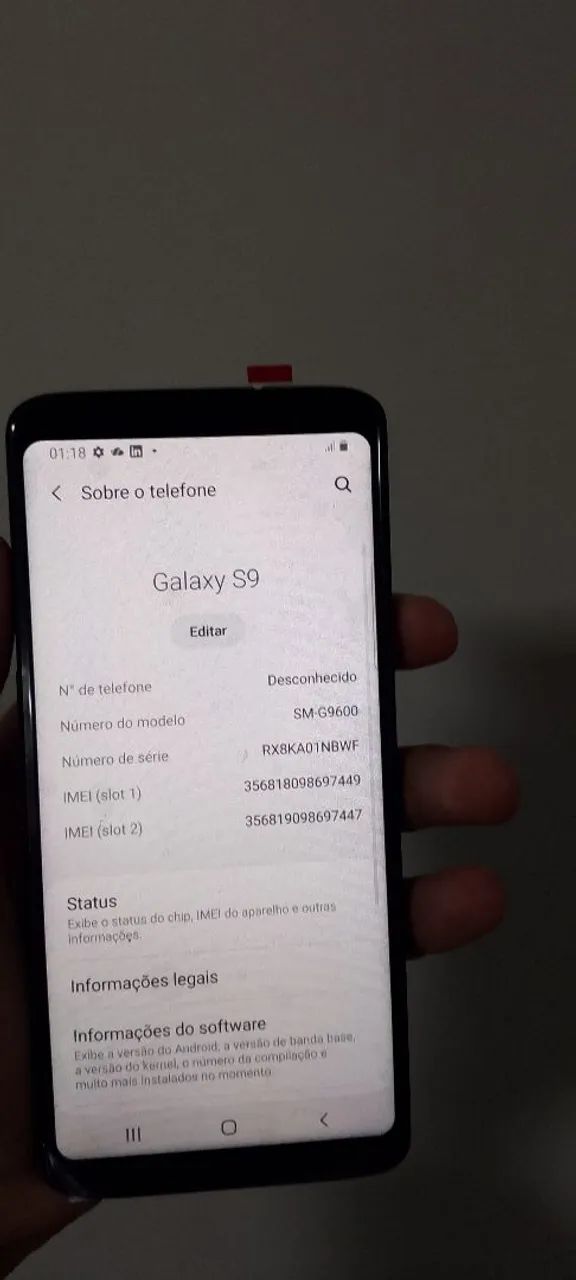Celular Samsung S9 128gb ler descrição. - Foto 3