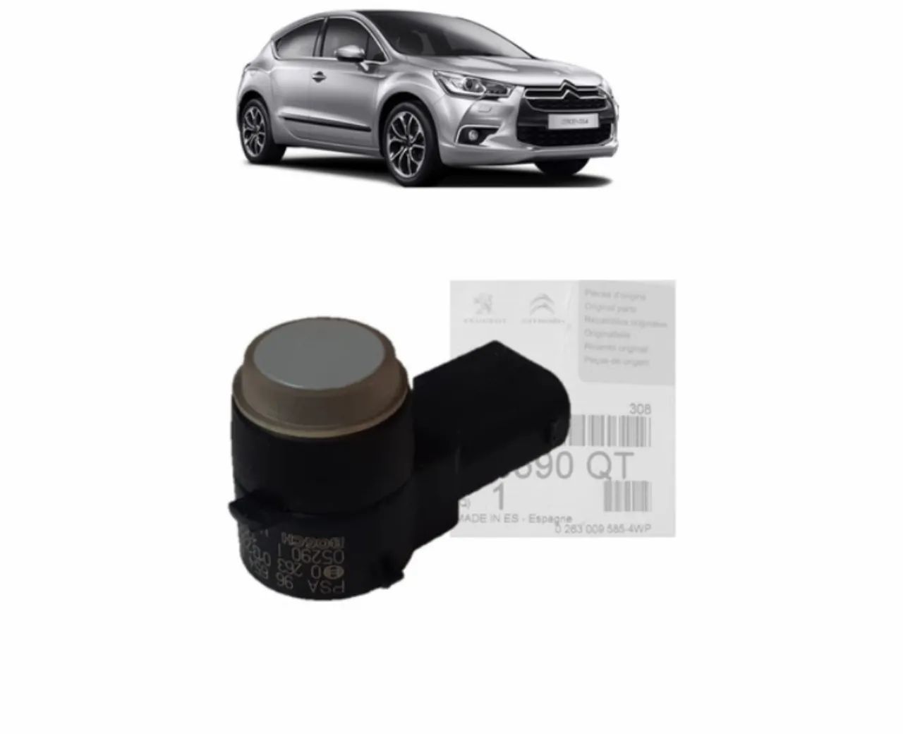 Sensor De Estacionamento Citroen C4 Lounge Original 6590