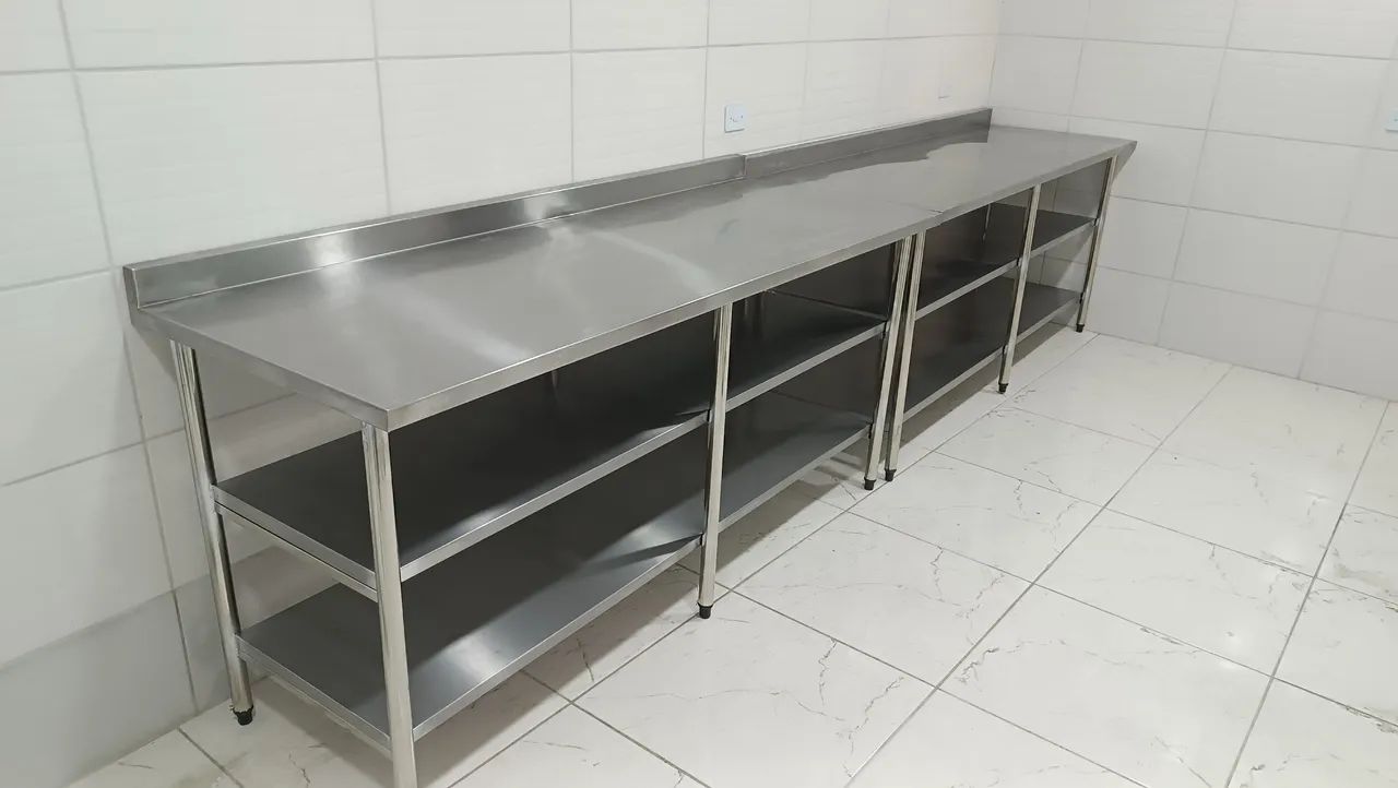 Mesa de inox para manipulação - Foto 4