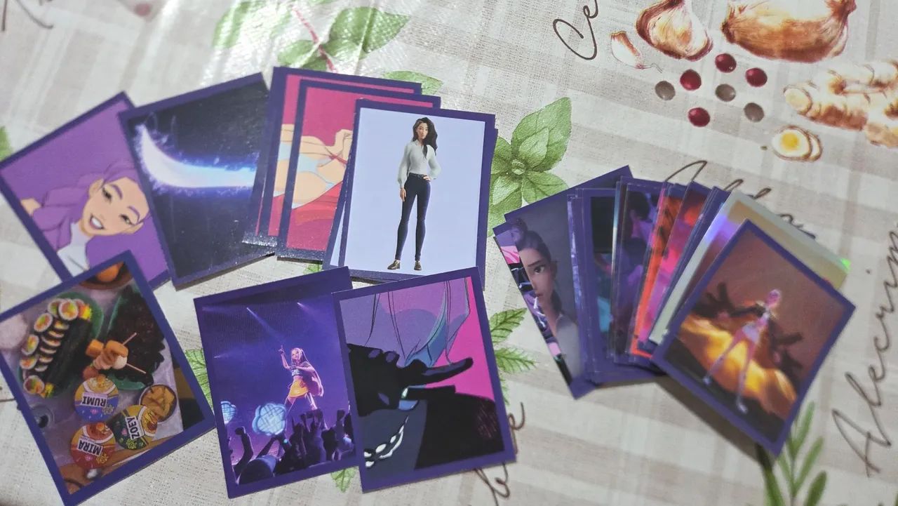 Figurinhas Guerreiras do Kpop 