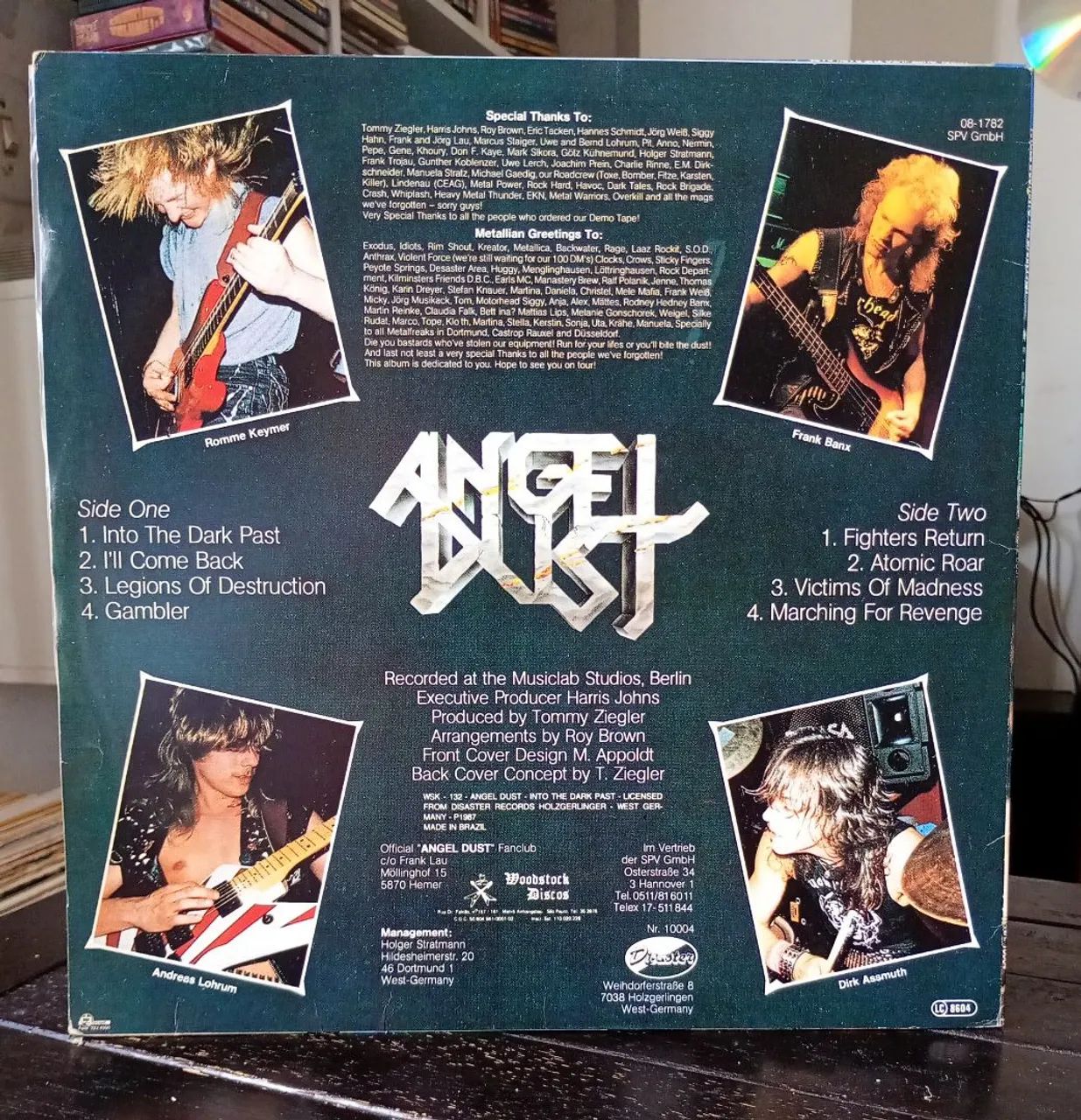 LP Angel Dust - Into The Dark Past 1987 Disco De Vinil  - Foto 2