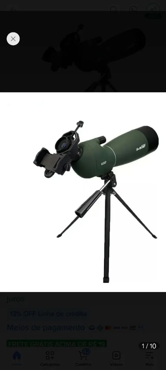 Vendo, um telescópio e um projetor  - Foto 2