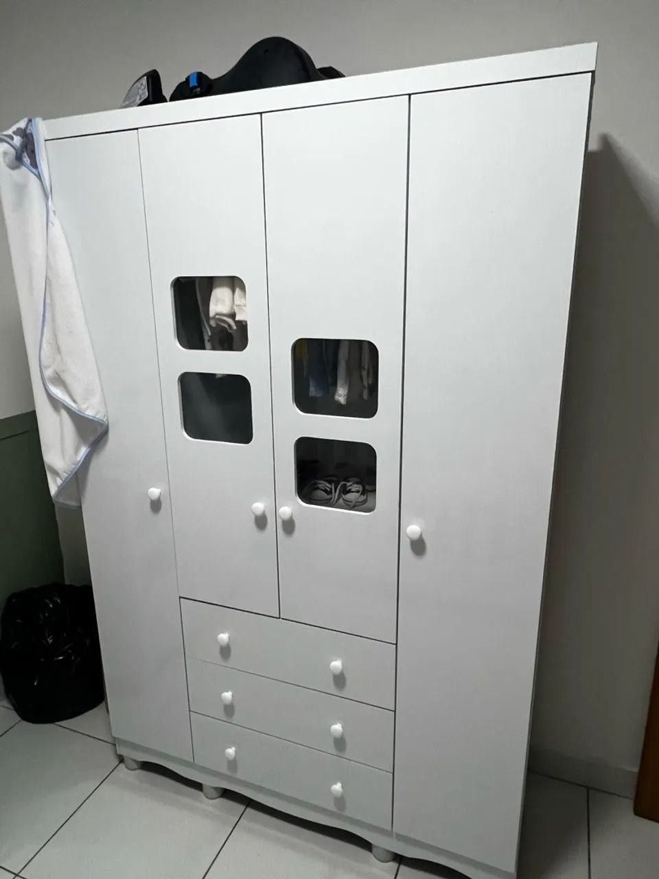 Kit quarto para bebê branco 