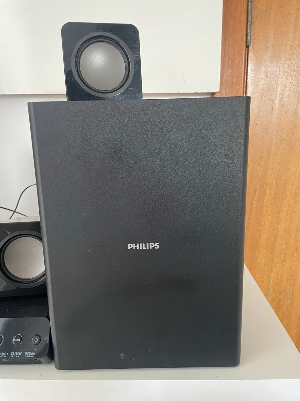Home Theater Philips 5.1 com DVD + Controle. - Foto 3