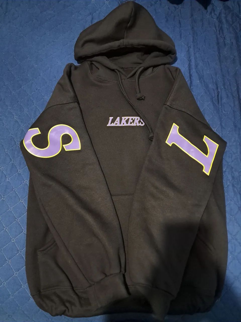 Título: Moletom Lakers Preto e Roxo NBA