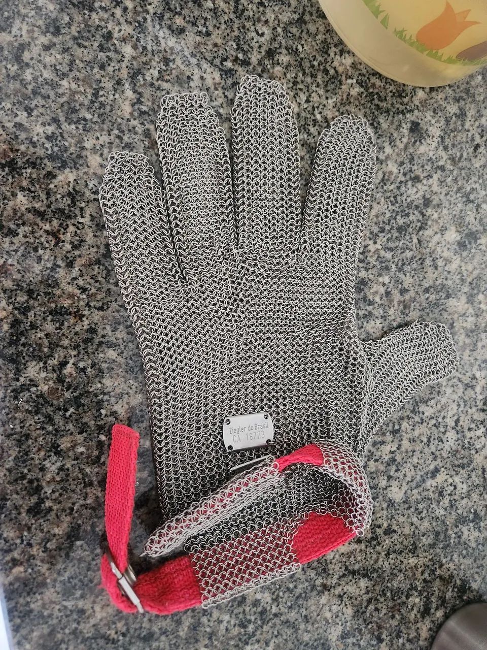 Luva aço inox para açougueiro  - Foto 4