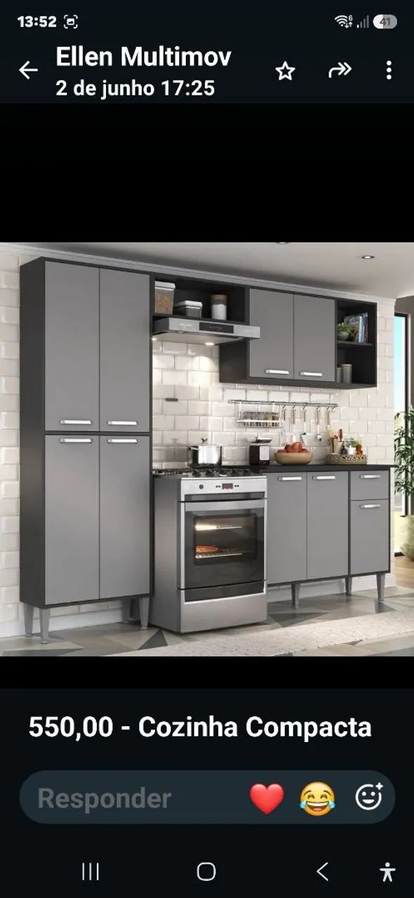 Cozinha Moderna 4 peças 