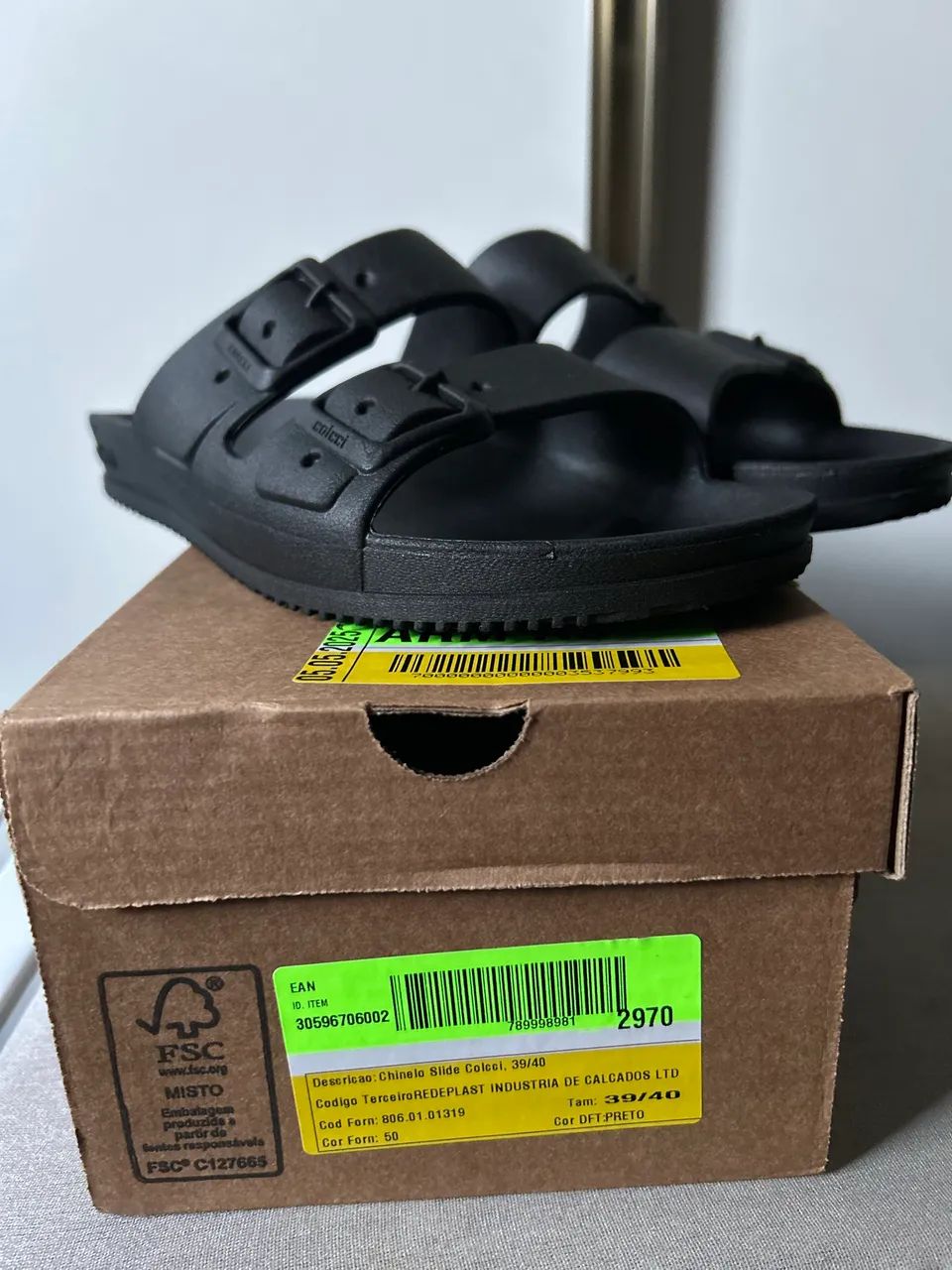 Chinelo Slide Fivela - Colcci