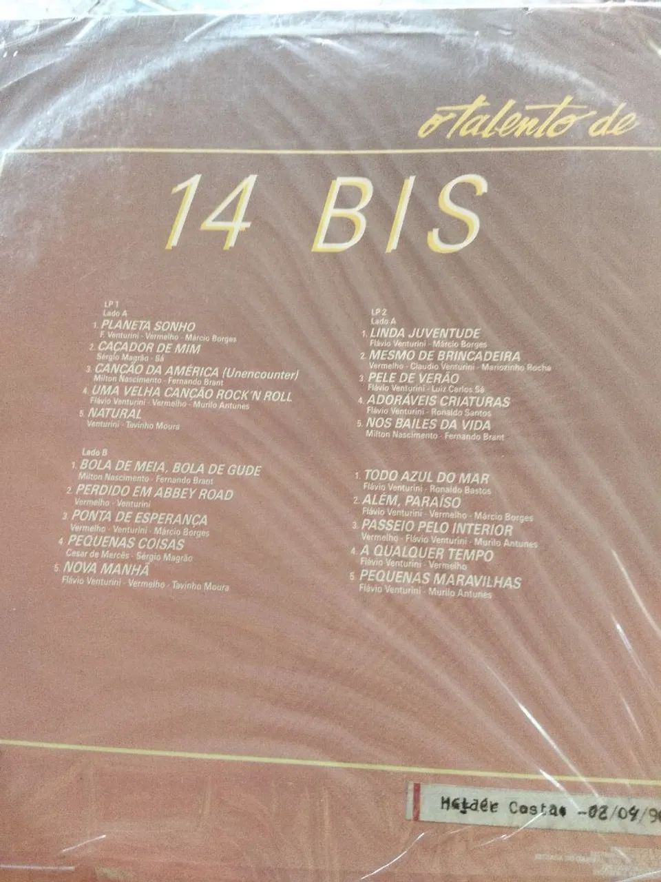 LP Duplo "O Talento de 14 Bis" - Foto 2