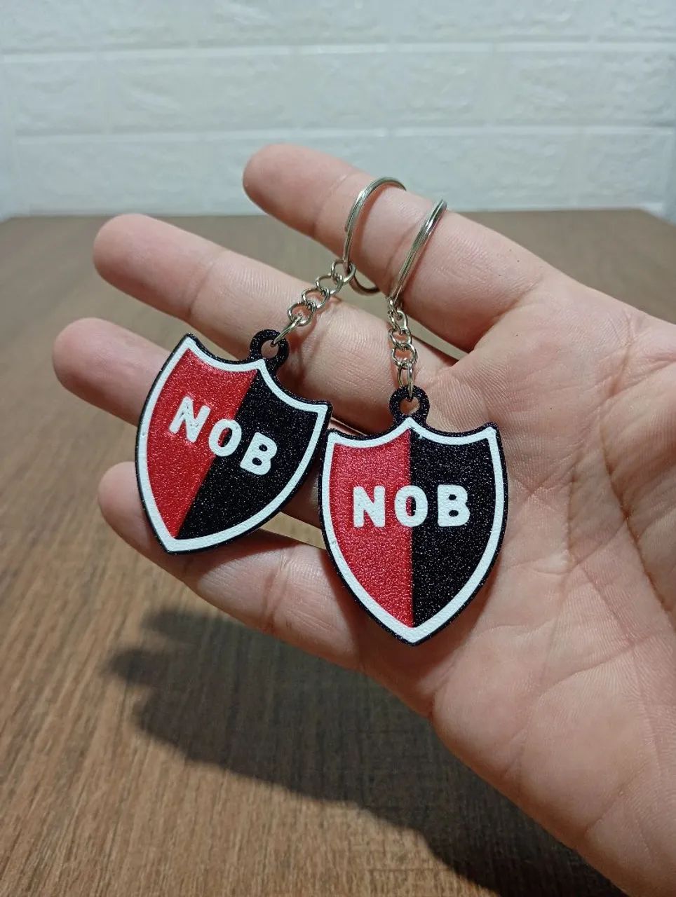 Kit com 2 chaveiros do newell's old boys da Argentina