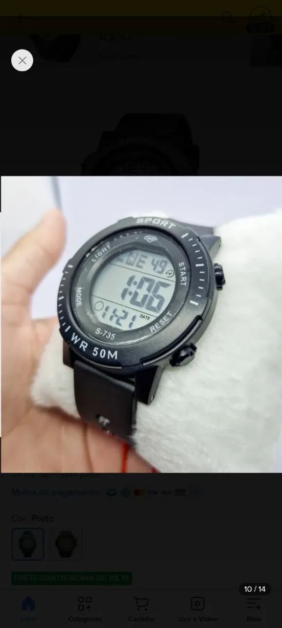 Relógio DHP Original, digital  - Foto 3