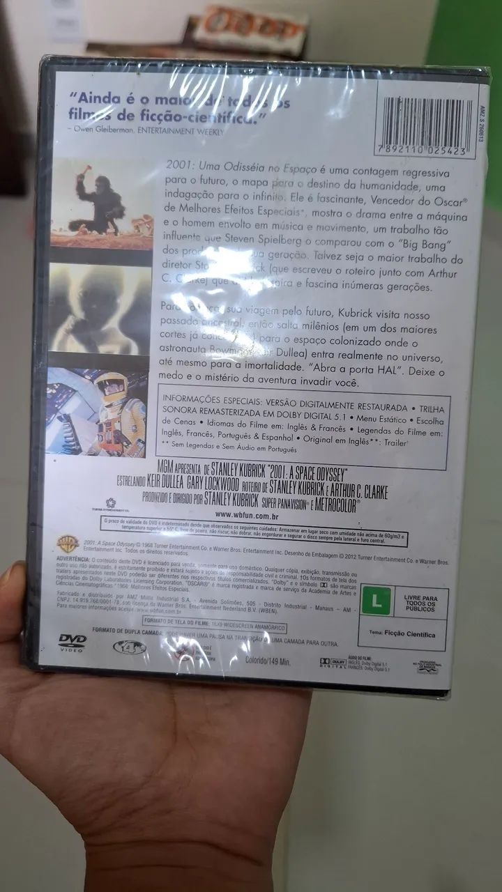 2001 Uma Odisséia no Espaço DVD Lacrado - Foto 4