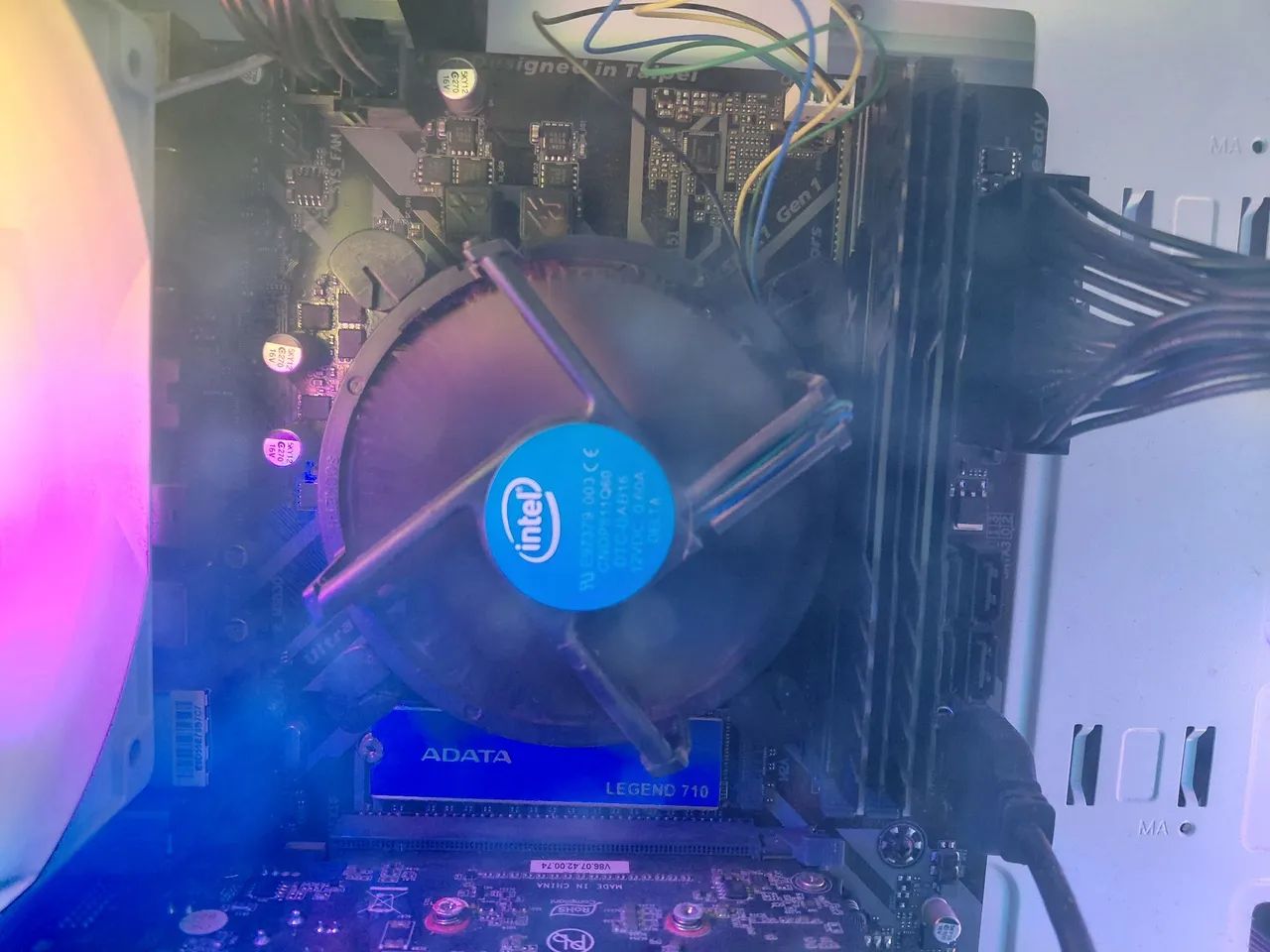 Kit processador i5 8500 e placa mãe H310m s2h - Foto 2
