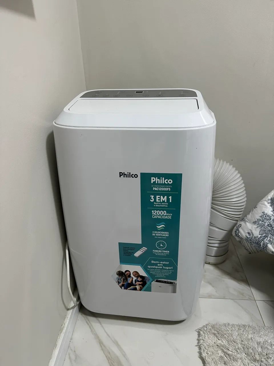 Ar condicionado portátil 12.000 bits - Foto 2