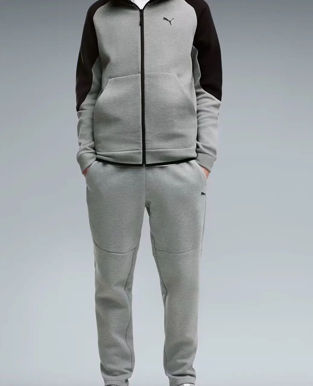 Conjunto Puma Full-Zip Pumatech Slim Masculino