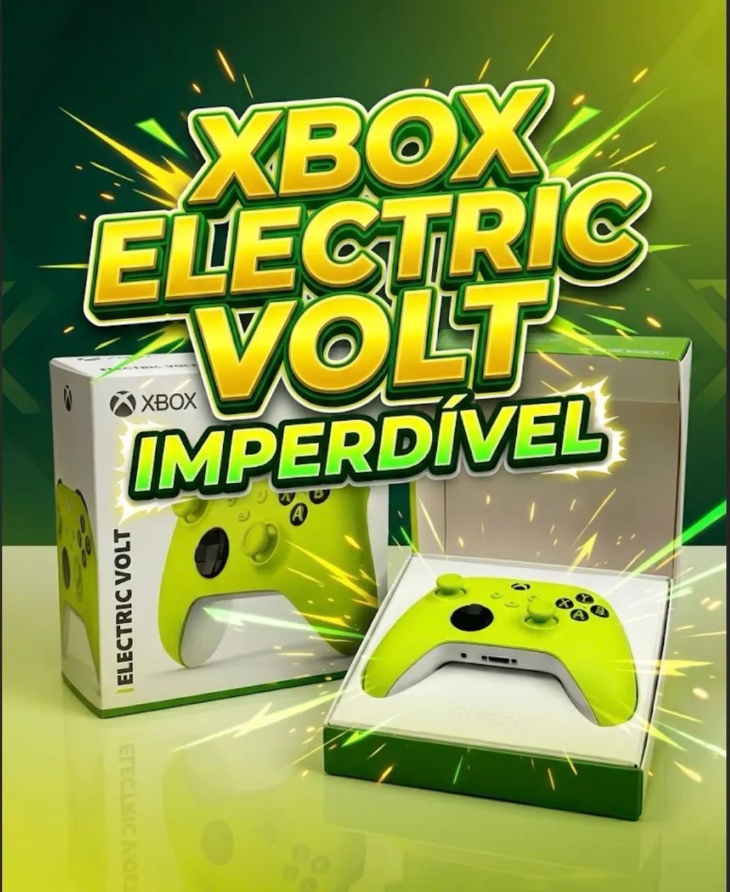 Controle XBOX original ELECTRIC VOLT