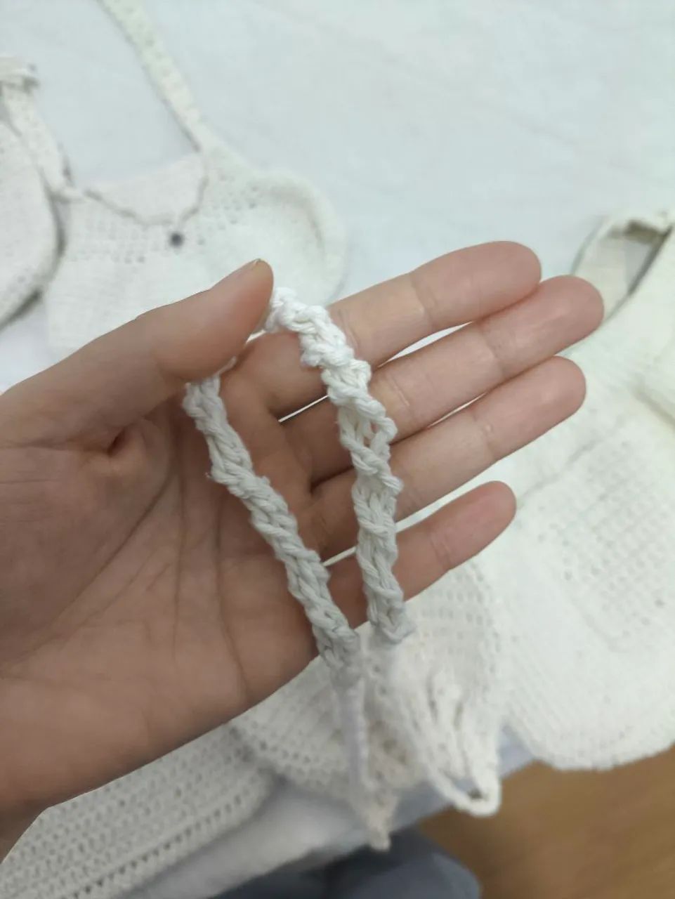 Bolsa de crochê artesanal (barbante) - Foto 3