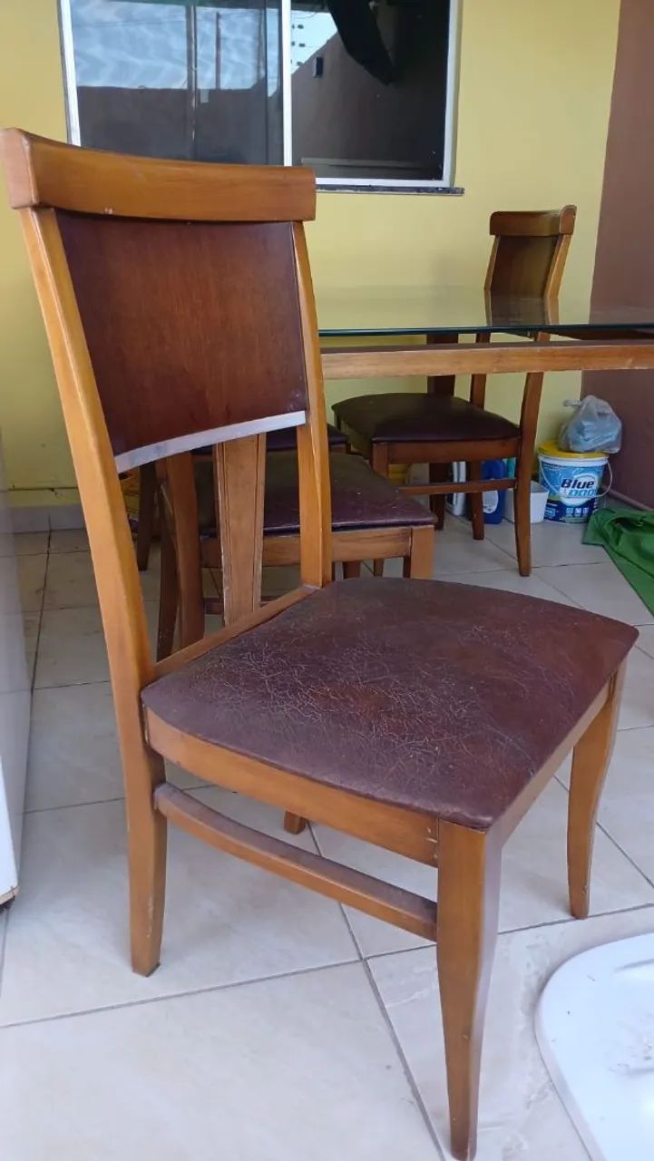 Mesa jantar madeira Maciça 1,40m - Foto 5