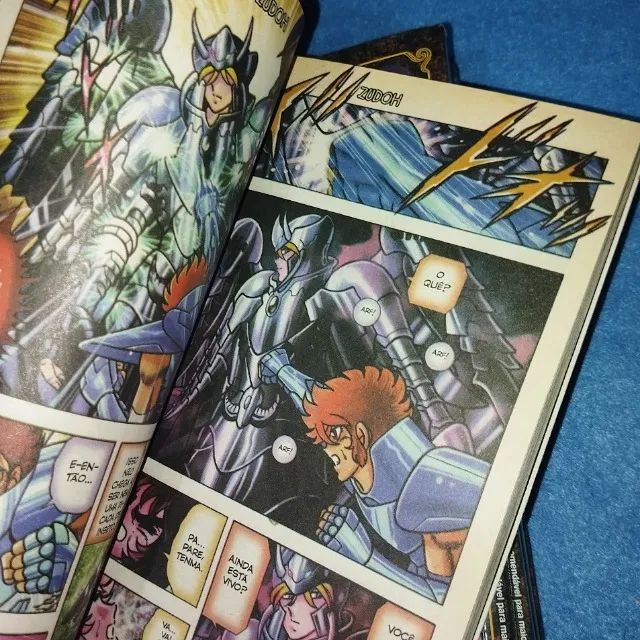 Cavaleiros do Zodíaco Next Dimension volumes 1 ao 5 - Mangá