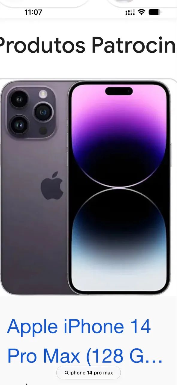 IPhone 14 Pro Max roxo profundo