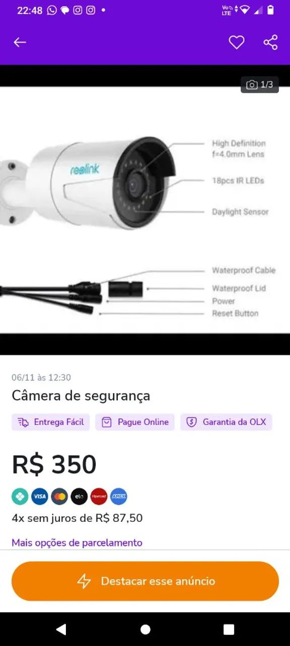 Câmera de vigilante  - Foto 2