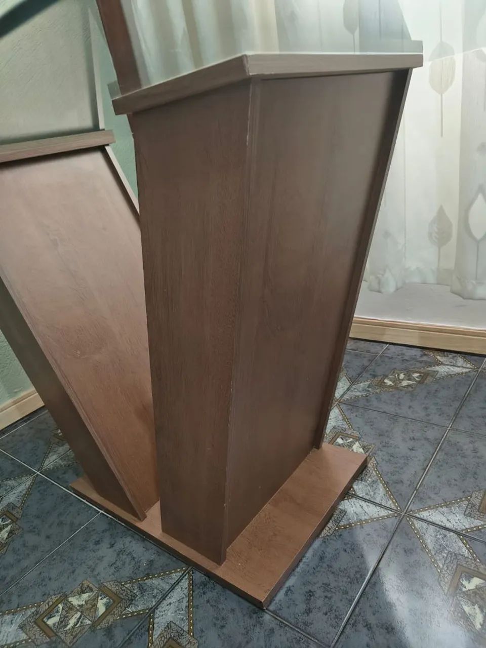 Vendo mesa com tampo de vidro - Foto 3