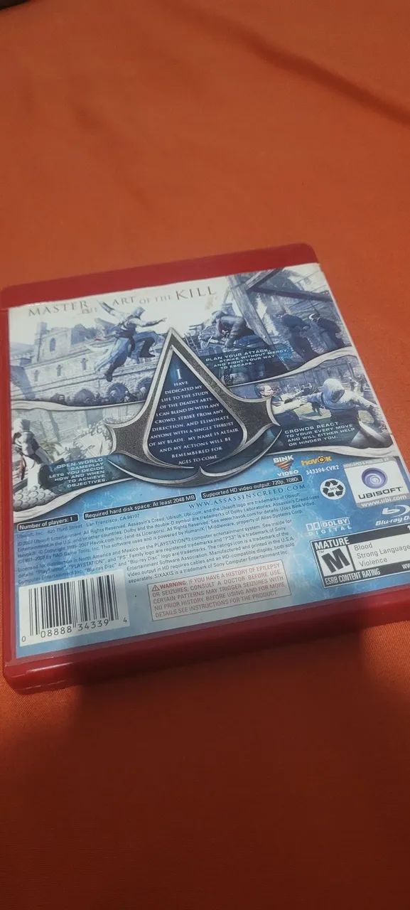 Assasinis Creed 1 Original PS3 - Foto 2