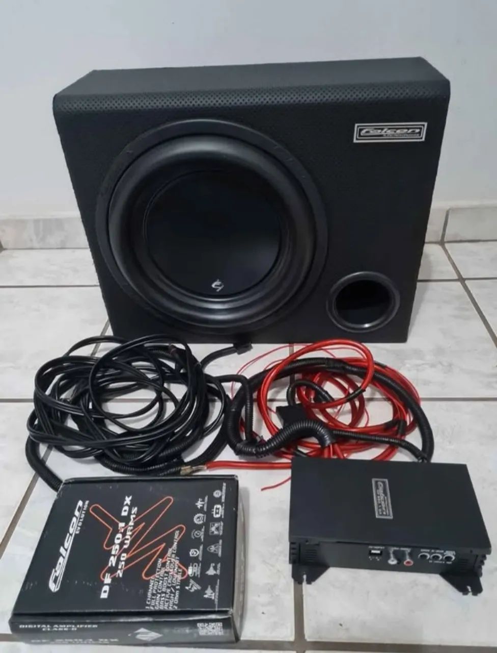 Som automotivo pequena