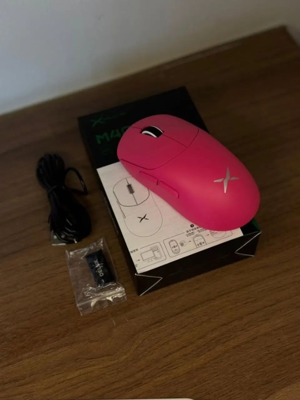 Mouse Gamer Delux M400 Rosa - 24.000 DPI Tri-Mode - Foto 4