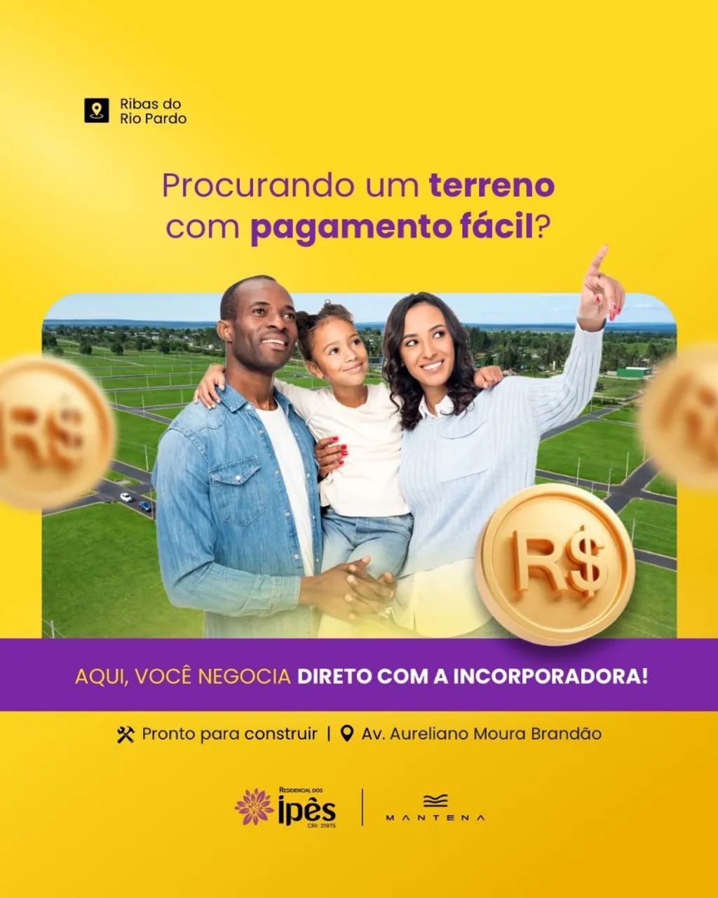 TERRENOS A PRAZO EM  RIBAS RIO PARDO MS  - Foto 4