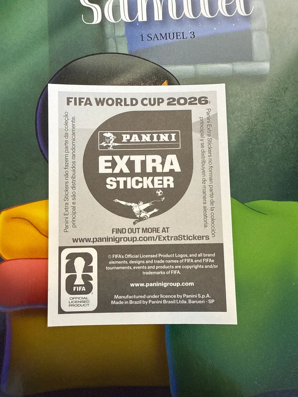 Figurinha COPA EXTRA STICKER VINICIUS JÚNIOR - Foto 2