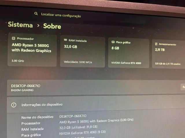 Pc Gamer rtx 4060 - Foto 4