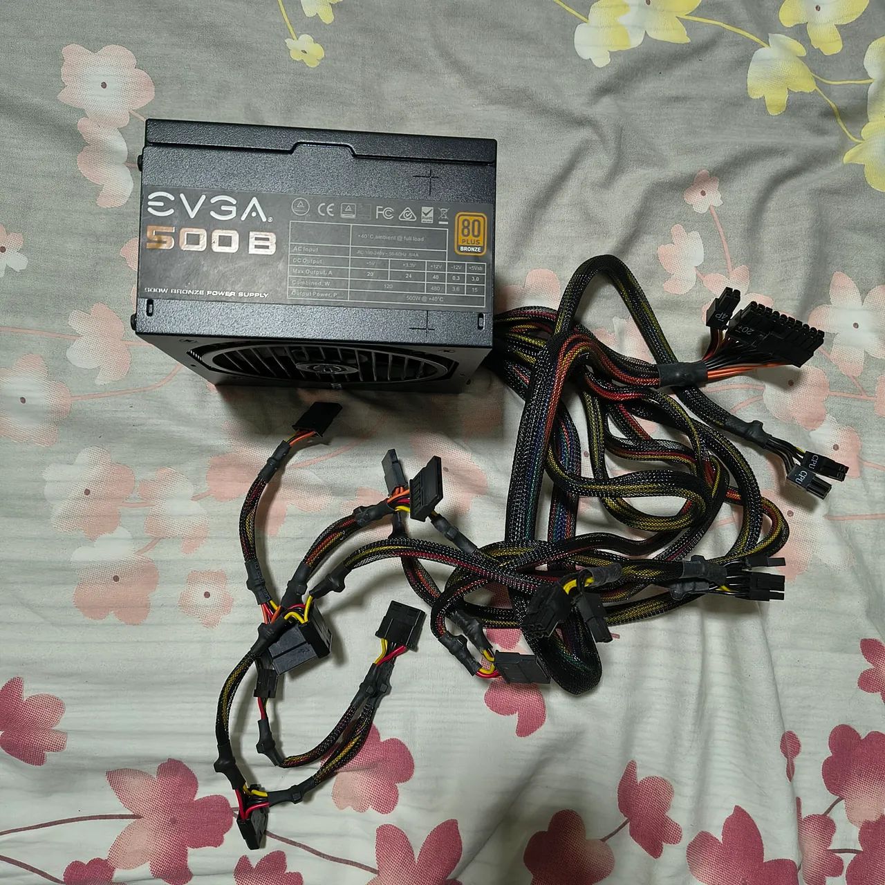 Fonte 500W EVGA 80 PLUS BRONZE - Foto 4