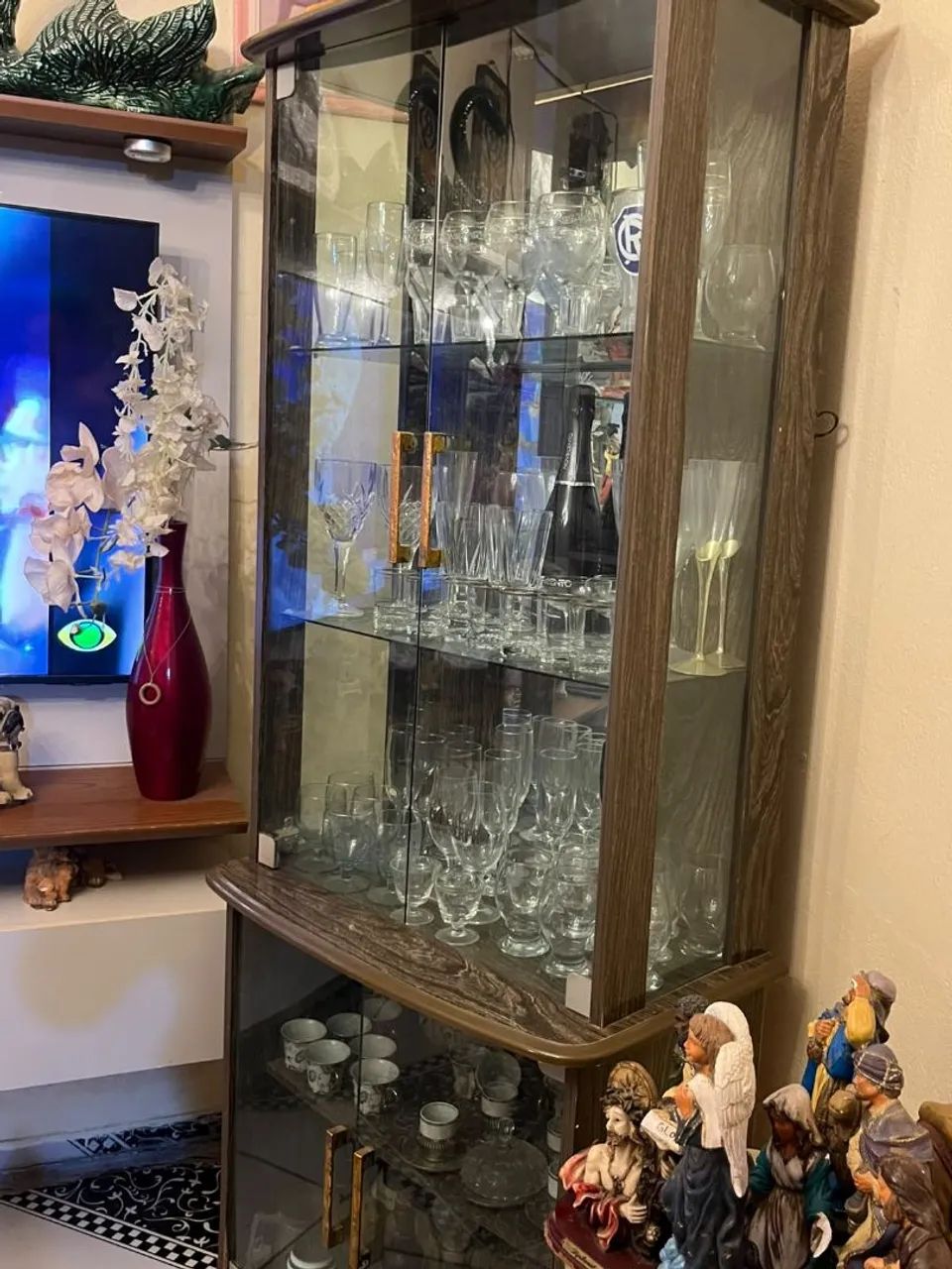 Cristaleira de vidro - Foto 2