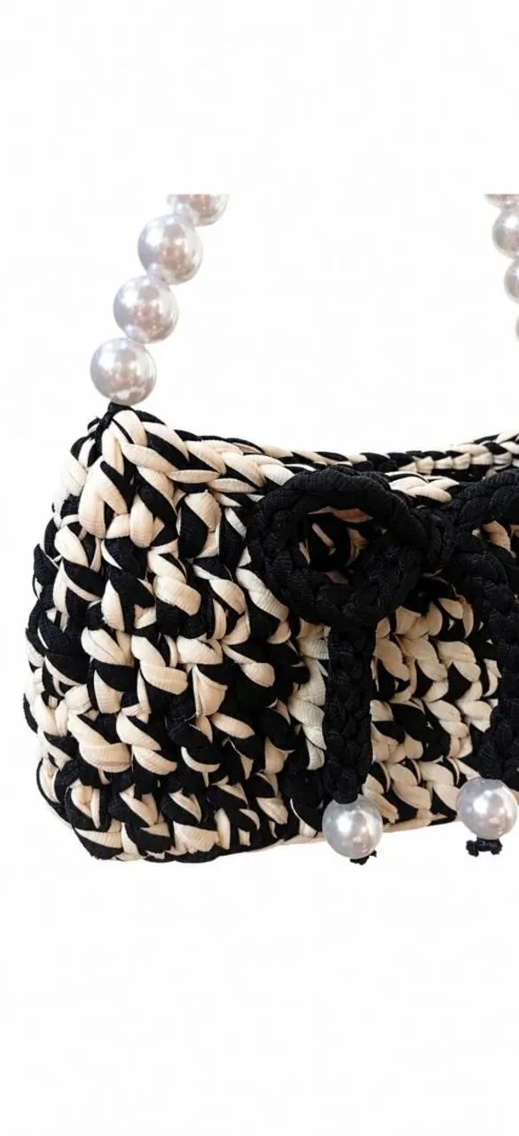 Bolsa de crochê elegante  - Foto 2