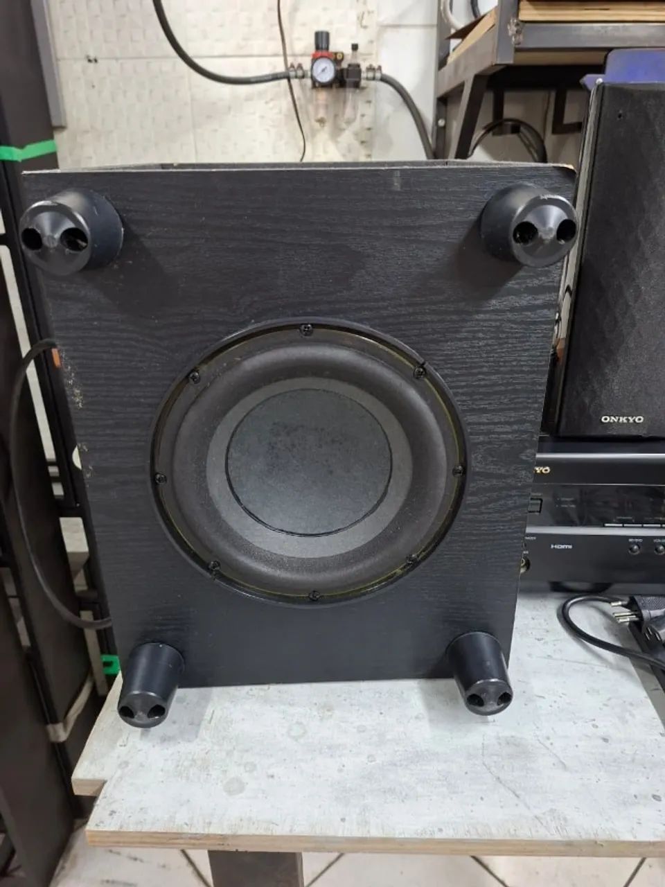 Caixas de som (3) e subwoofer Onkyo - Foto 5