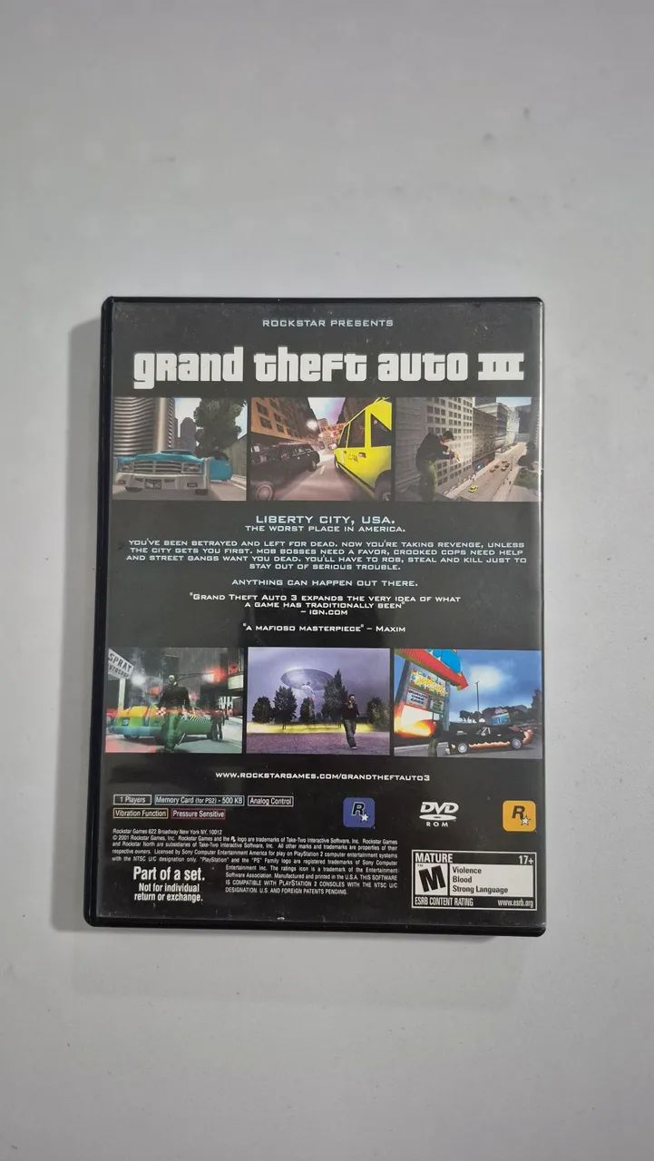 GTA 3 Original - Playstation 2 (PS2) - Foto 2