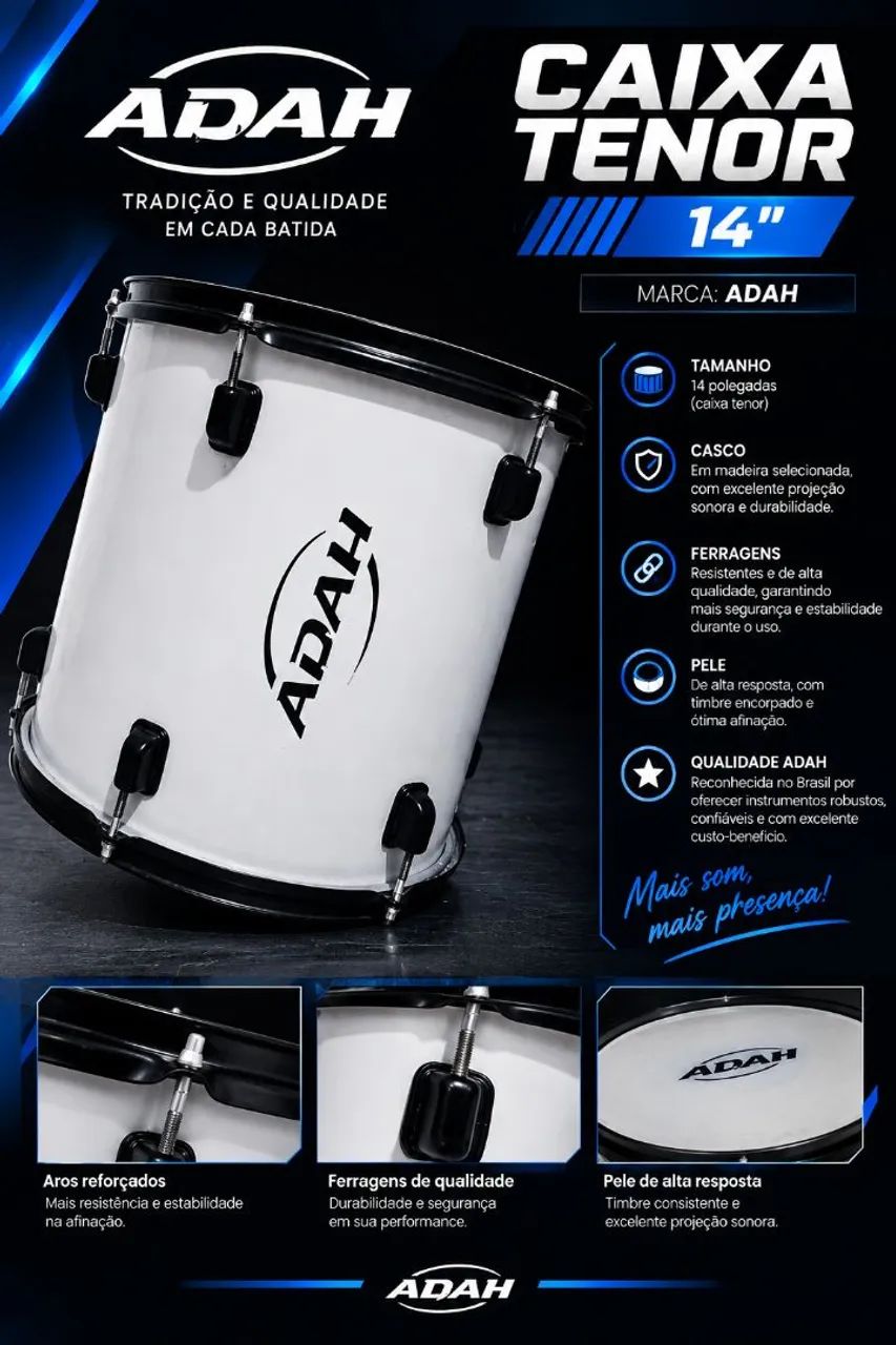 Caixa tenor Adah