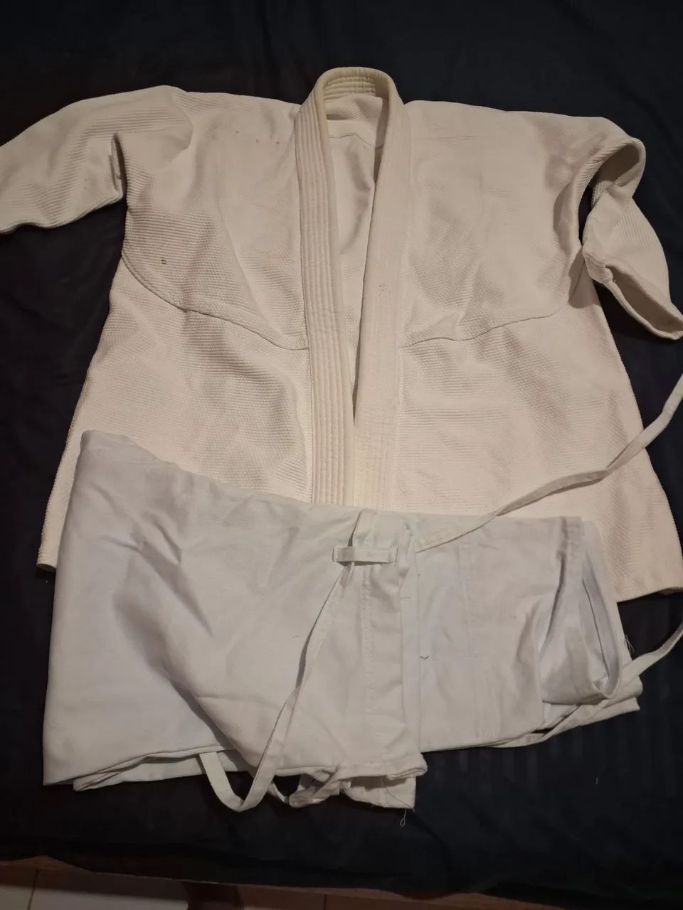Kimono branco Veste até 1,60. - Foto 2
