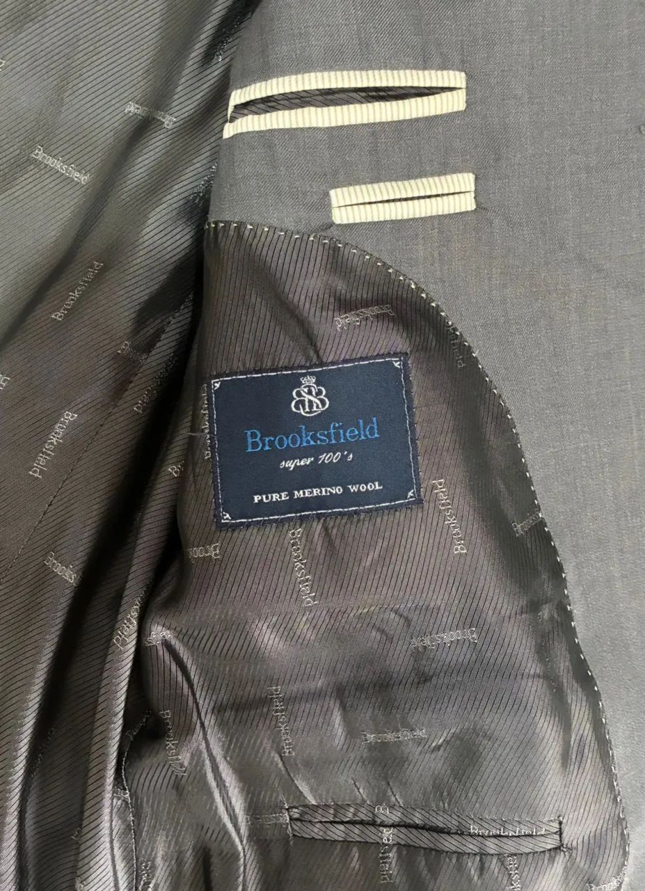 Terno Brooksfield Super 100s | Cinza Médio  - Foto 3