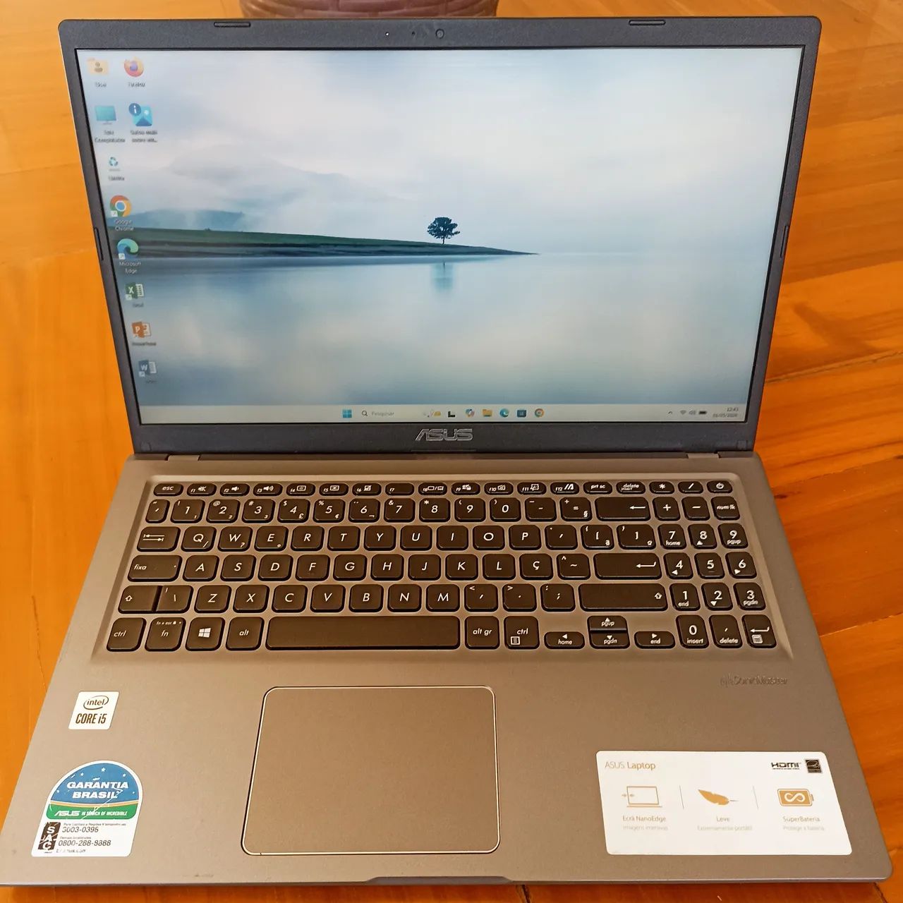 Notebook Asus Core i5 10° geração SSD NVME de 480GB